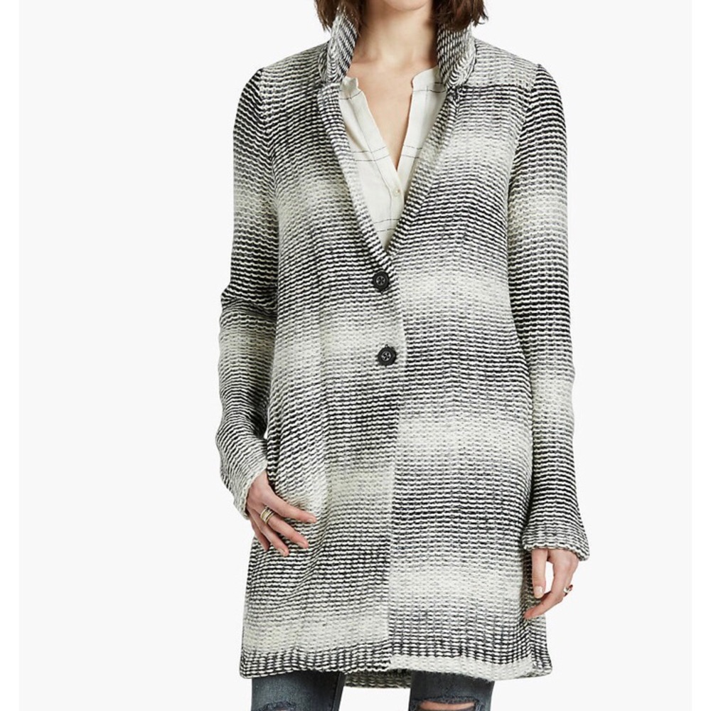 Lucky Ombré Car Coat (Sweater)